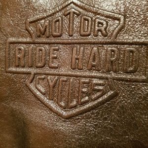 Official Harley Davidson Leather Jacket M Size 38